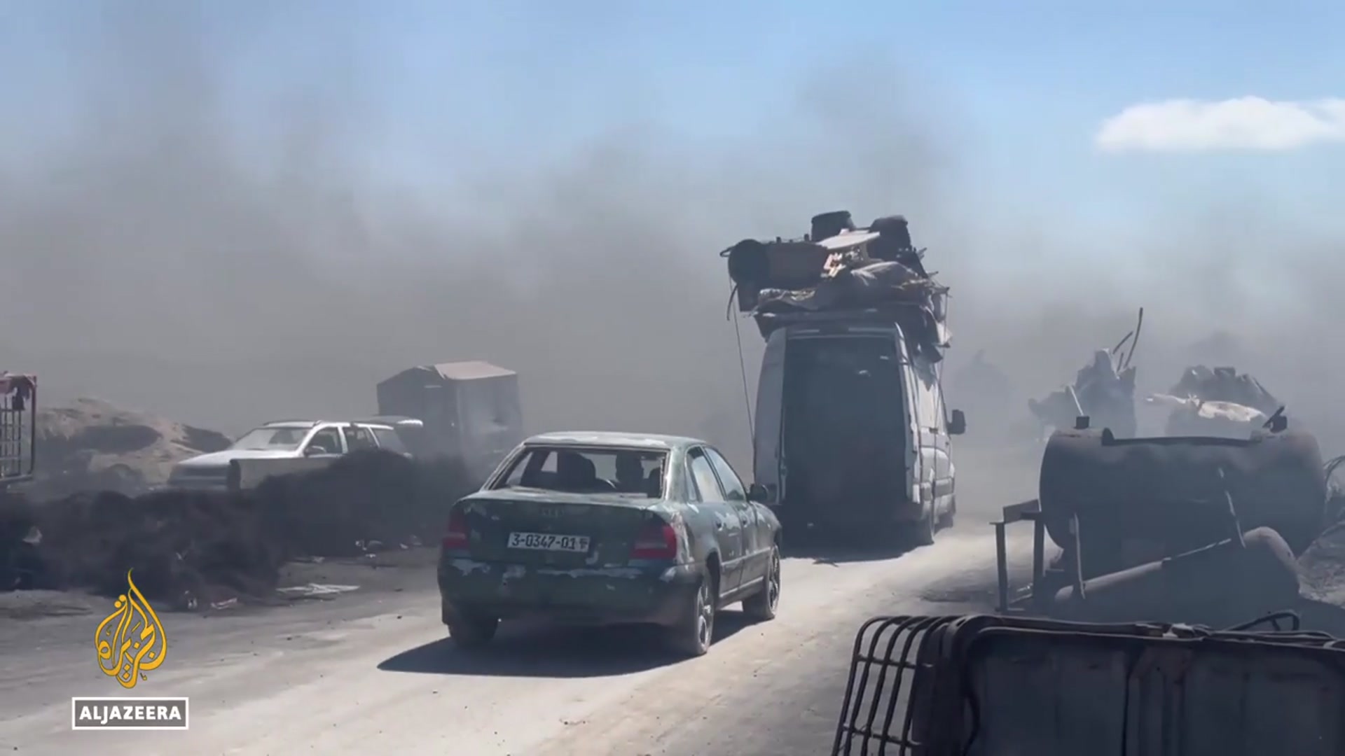 'Video thumbnail for Israel’s assault on Gaza City: Displaced families face crippling costs to flee fighting'
