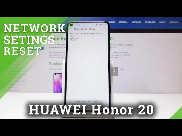 Video thumbnail for How to Reset Network Settings in HUAWEI Honor 20 - Restore Network Configuration