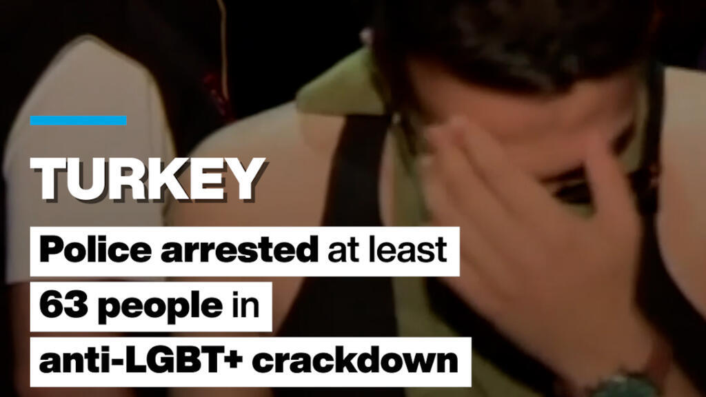 Video thumbnail for Turkey: Police arrested at least 63 people in anti-LGBT+ crackdown