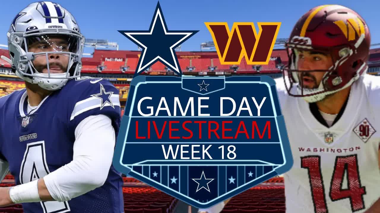 Video thumbnail for Law Nation Sports: cowboys vs commanders! live play-by-play reaction & game analysis
