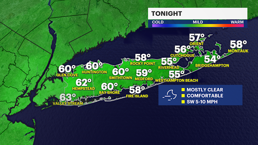 Video thumbnail for Warming trend continues on Long Island ahead of big changes through the weekend