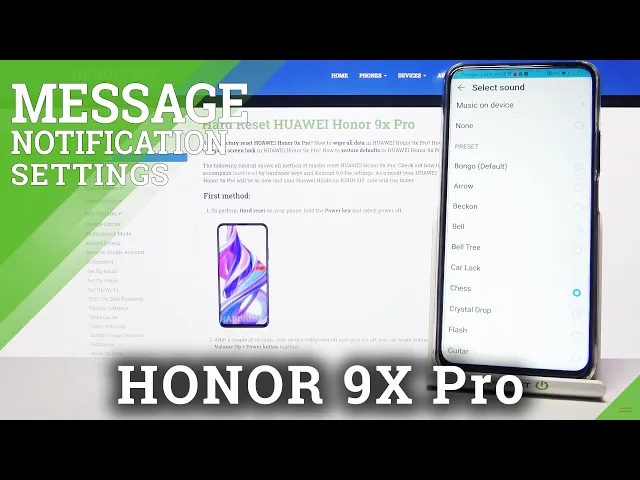 Video thumbnail for Default Notification Tones in Honor 9X Pro – List of Notification Sounds