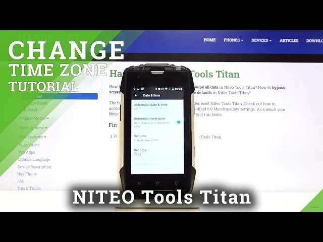 Video thumbnail for How to Set Up Date & Time on Niteo Tools Titan – Select Time Zone