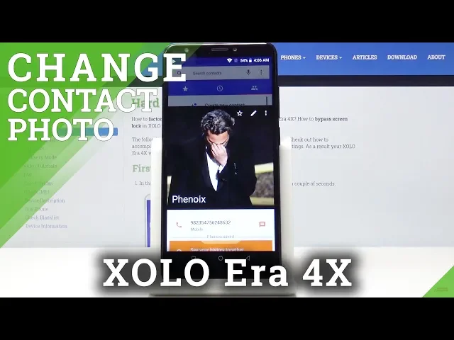 Video thumbnail for How to Add Photo to Contact in XOLO Era 4X – Add Profile Picture