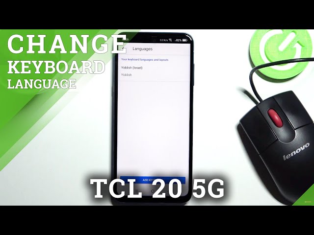Video thumbnail for How to Change Keyboard Language on TCL 20 5G – Open Keyboard Settings