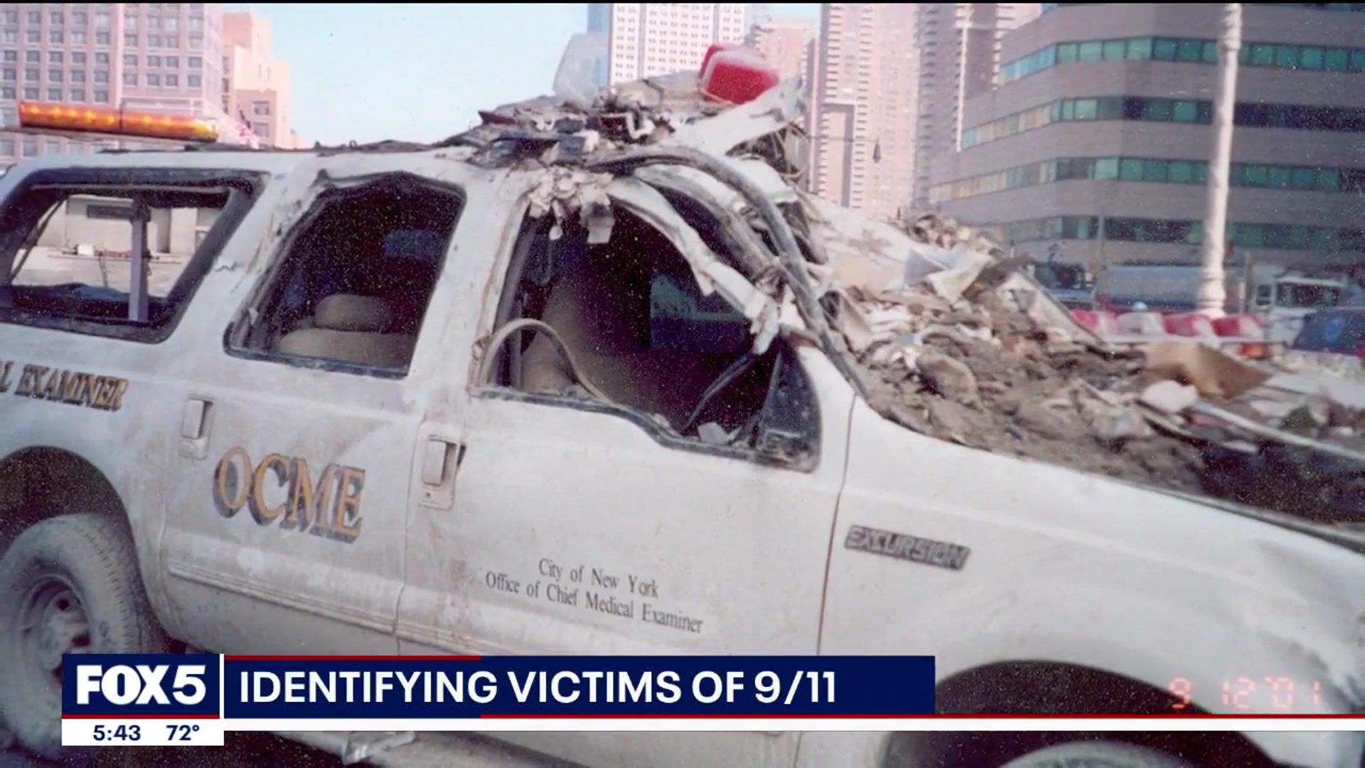 'Video thumbnail for Identifying the victims of 9/11'