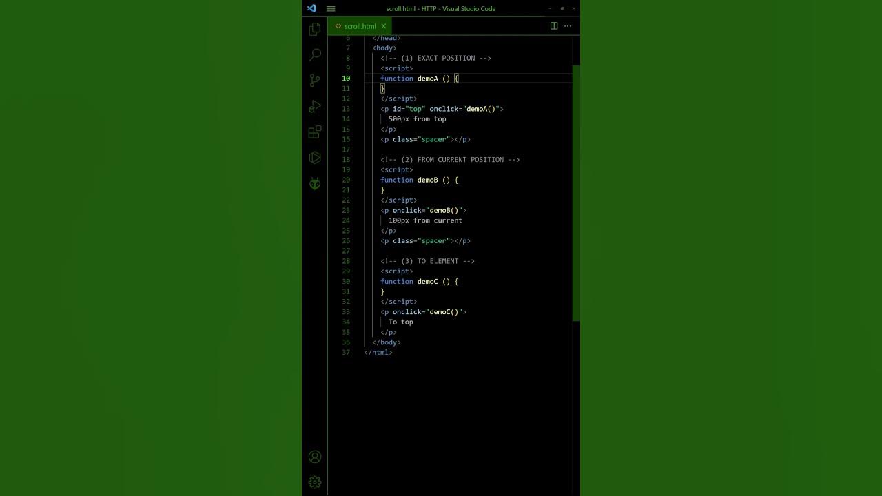 Video thumbnail for Smooth Scroll In HTML Javascript