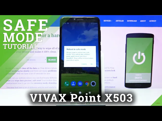 Video thumbnail for How to Enter Safe Mode in VIVAX Point X503 – Enter and Quit Safe Mode