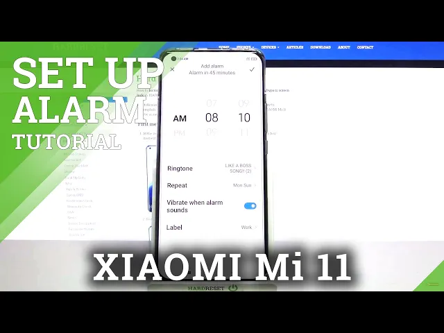 Video thumbnail for How to Set Up Alarm Clock on XIAOMI Mi 11 – Alarm Clock Settings