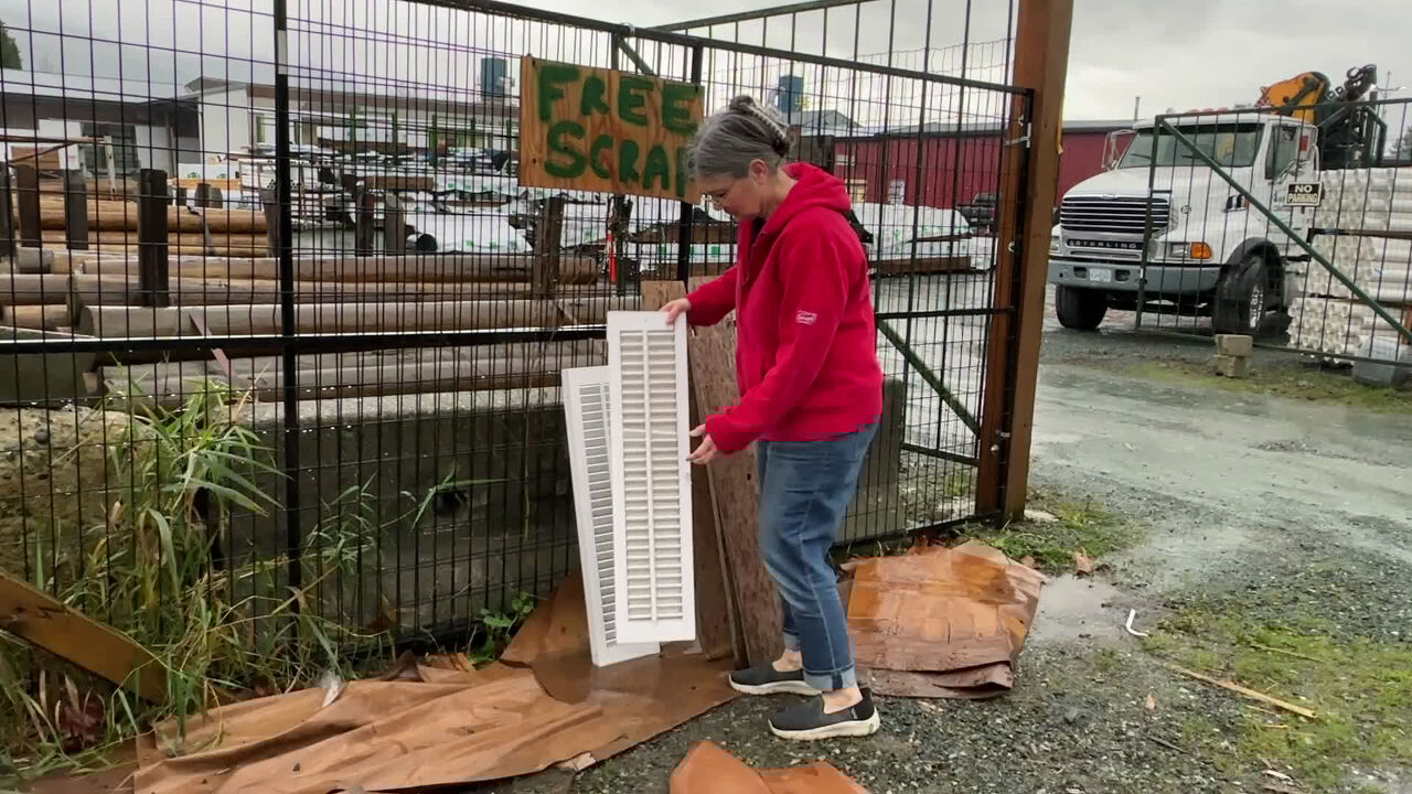 Video thumbnail for She puts old shutters in her entryway for this BRILLIANT storage idea!