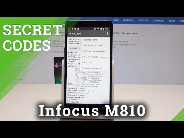 Video thumbnail for SECRET CODES InFocus M810 - Tricks & Hacks / Hidden Mode