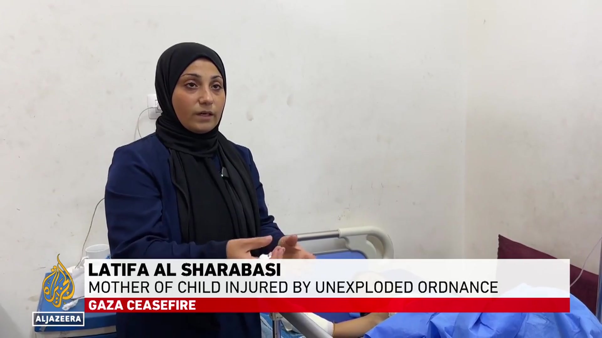 'Video thumbnail for Unexploded Israeli bombs in Gaza endanger returning families and children'