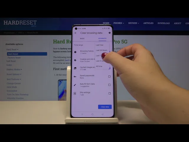 Video thumbnail for How to Clear Browsing History in OPPO Reno4 Pro – Delete Internet Searches