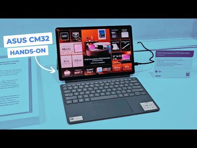 Video thumbnail for ASUS Chromebook CM32 Detachable Hands-On At CES 2026
