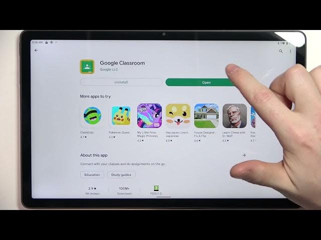 Video thumbnail for Lenovo Tab P11 Plus - How To Install & Join Google Classroom