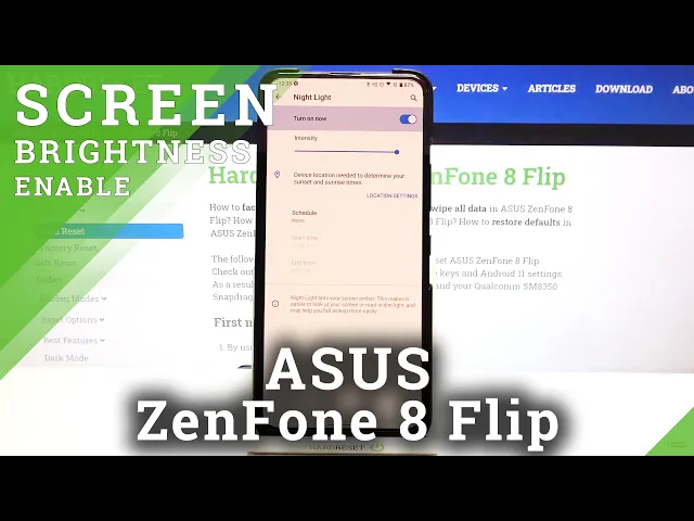 Video thumbnail for How to Turn On Eye Comfort Mode in ASUS ZenFone 8 Flip – Customize Screen Brightness