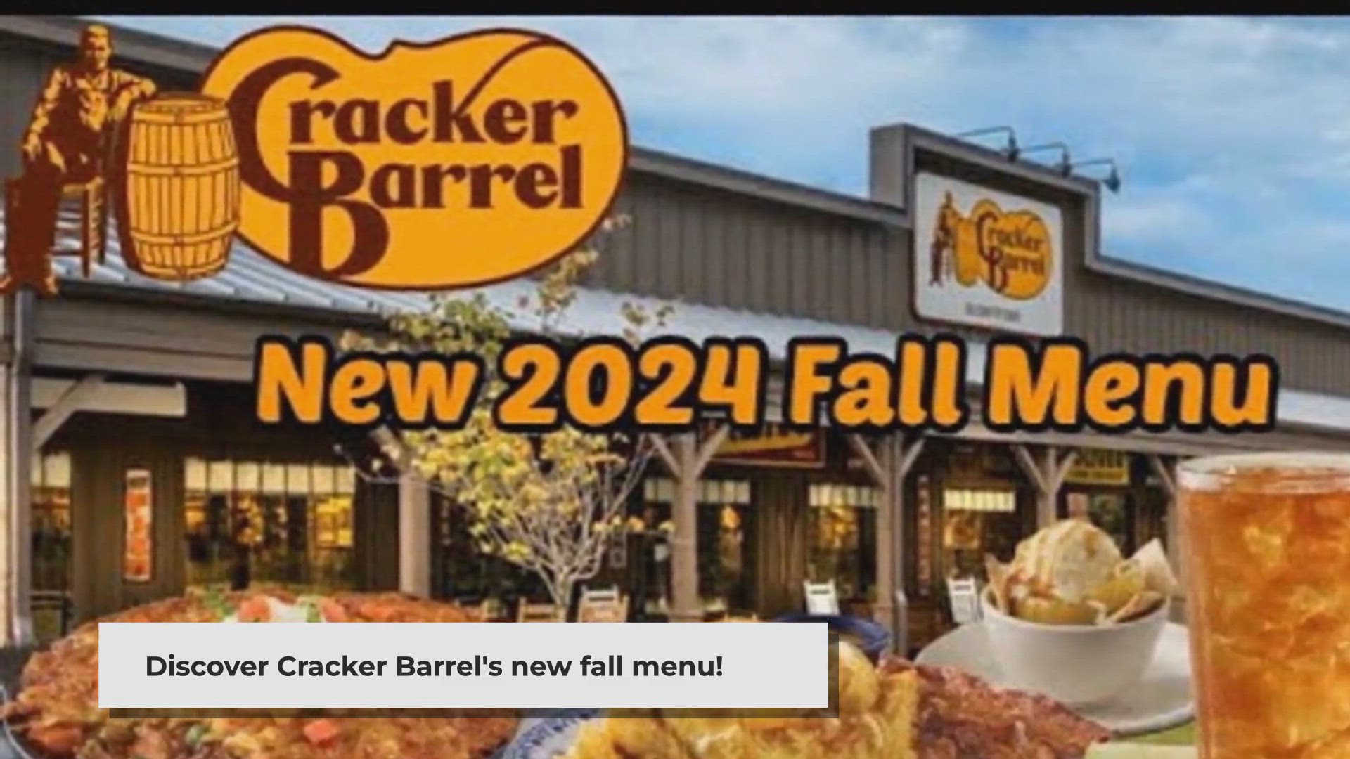 Video thumbnail for Cracker Barrel's New Fall Menu: Cozy Comfort Foods