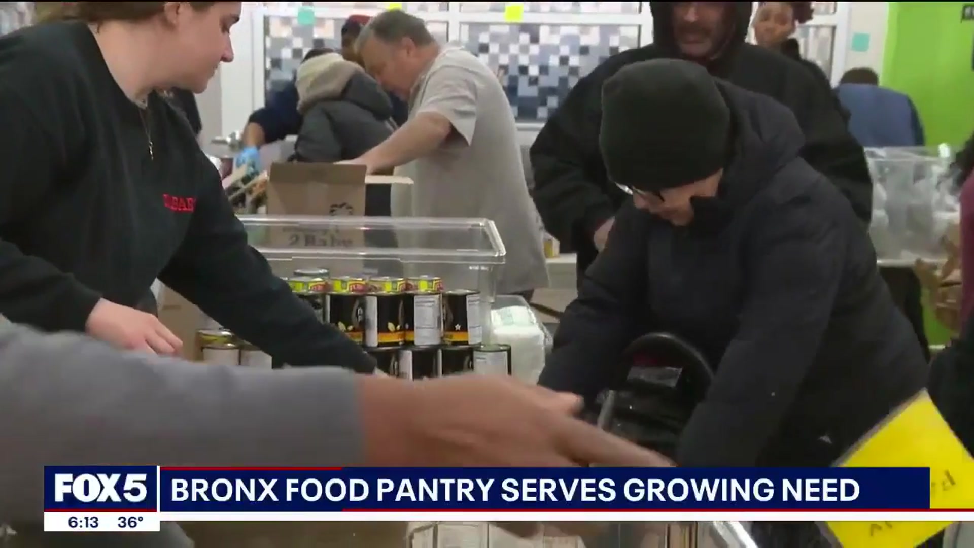 Video thumbnail for Bronx food pantry serves growing need