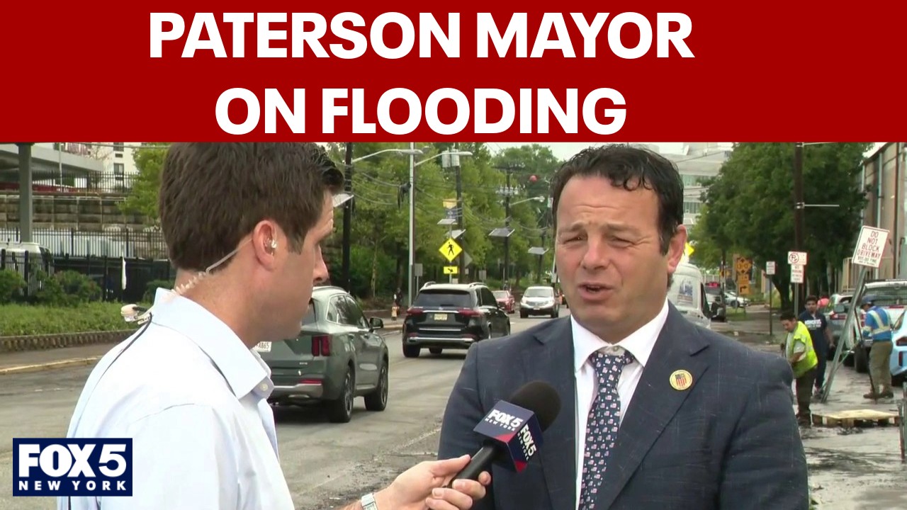 Video thumbnail for Paterson, NJ mayor says 20 rescued in severe flooding