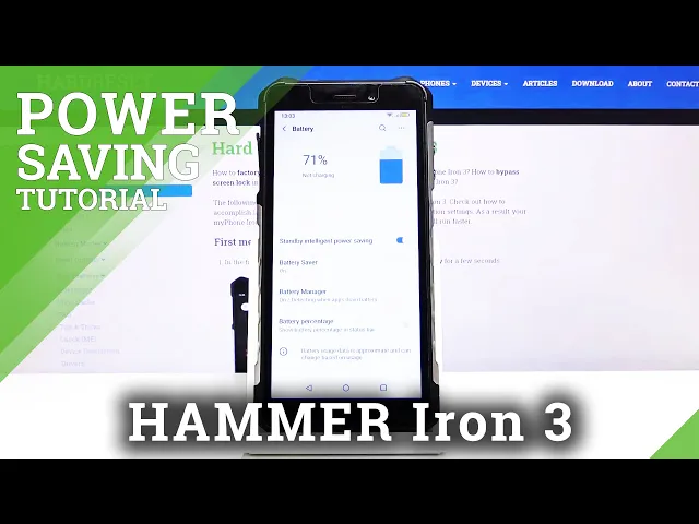 Video thumbnail for How to Save Battery on myPhone HAMMER Iron 3 – Power Saving Mode