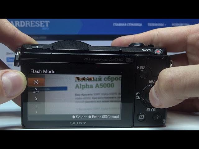 Video thumbnail for Sony Alpha A5000 - How to Disable Flash?