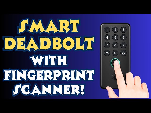 Video thumbnail for Unlock your new smart home with the Igloohome Deadbolt Go Smart Deadbolt with Fingerprint Scanner