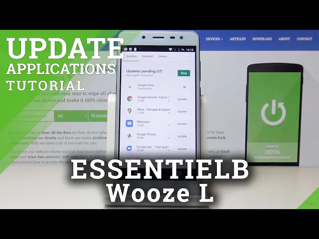 Video thumbnail for How to Update Apps in ESSENTIELB Wooze L – Download Newest App Versions
