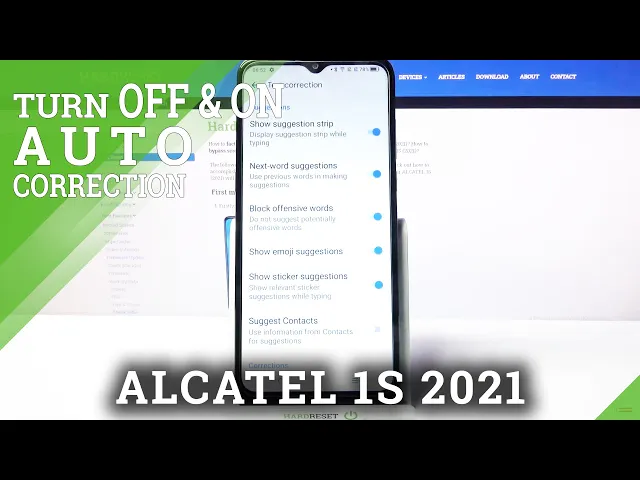 Video thumbnail for ALCATEL 1S 2021 - How to Activate & Use Keyboard Text Correction Feature