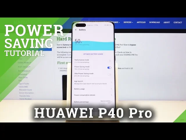Video thumbnail for How to Activate Battery Saving Mode on Huawei P40 Pro – Save More Battery Power