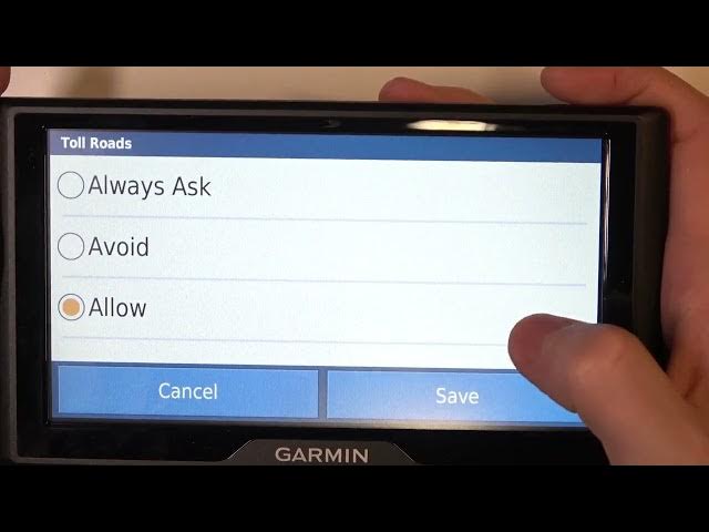 Video thumbnail for How To Enable & Disable Tolls & Fees Avoidance on Garmin Drive 61?