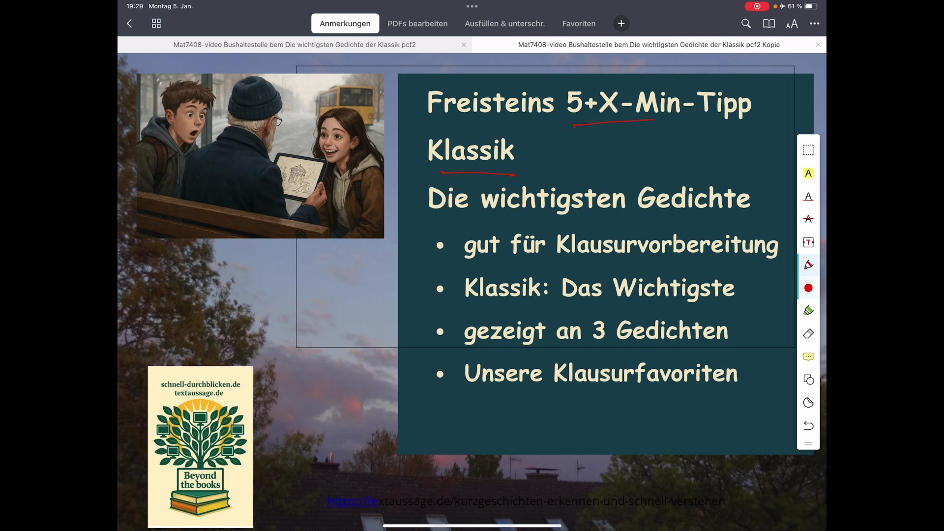 Video thumbnail for Weimarer Klassik. Die Grundideen von Goethe und Schiller  - gezeigt an Zitaten aus drei Gedichten