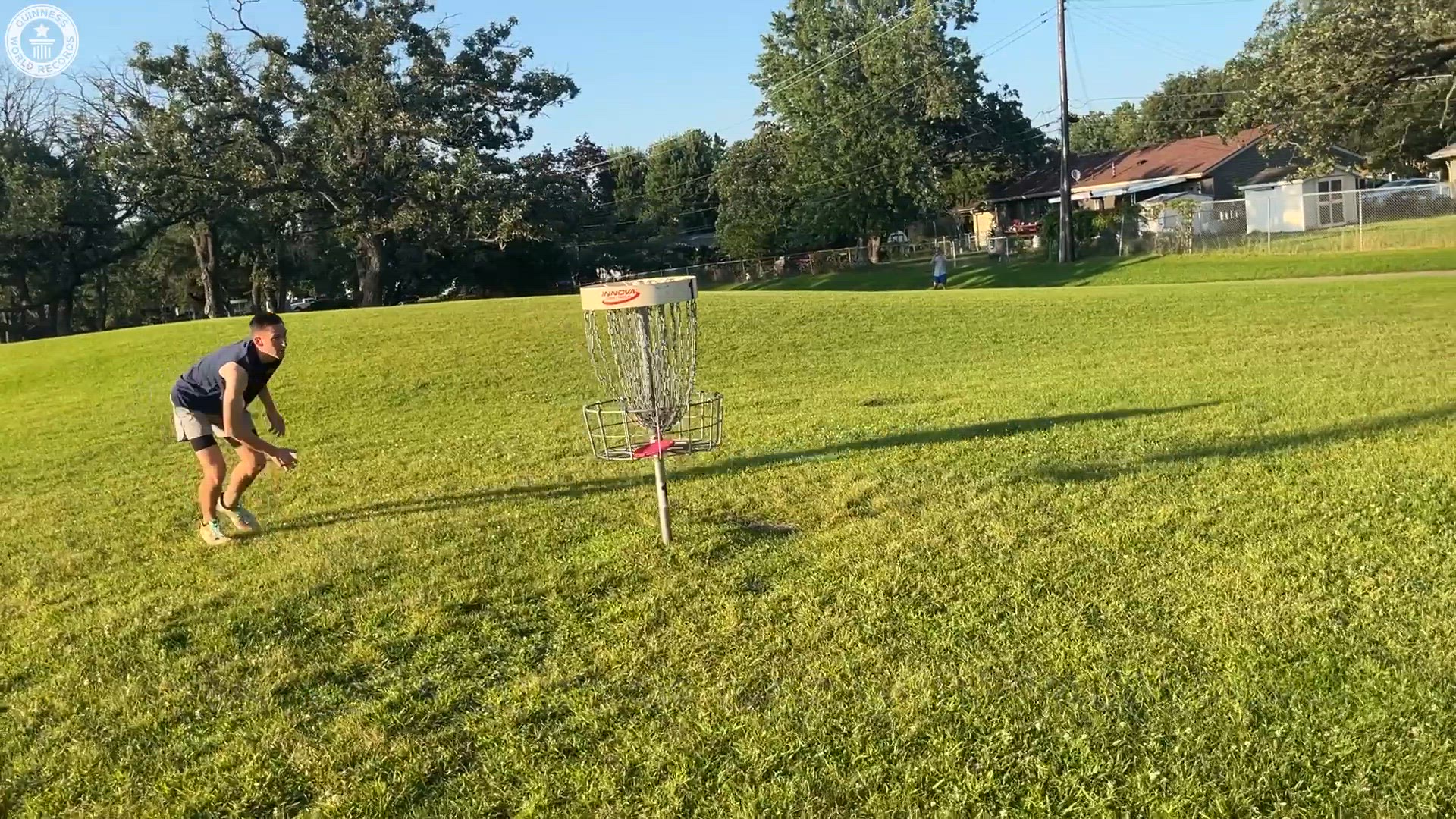 'Video thumbnail for Jonathan completes fastest round of disc golf'