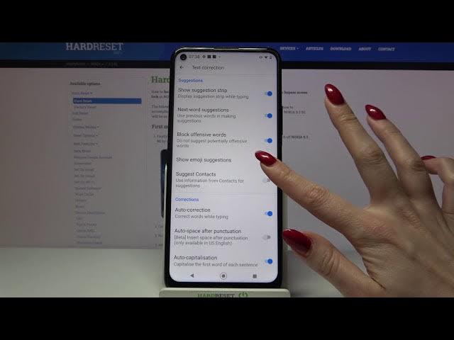 Video thumbnail for Keyboard Text Correction Options - NOKIA 8.3 and Keyboard Features