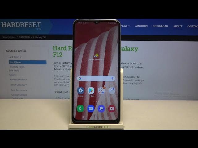 Video thumbnail for How to Turn On/Turn Off Charging Sound on SAMSUNG Galaxy F12 – Sound Settings
