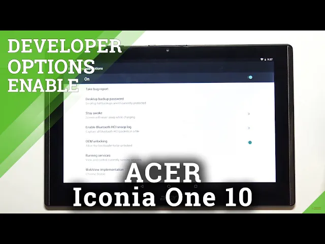 Video thumbnail for How to Enable Developer Options in ACER Iconia One 10 – Developer Mode Options
