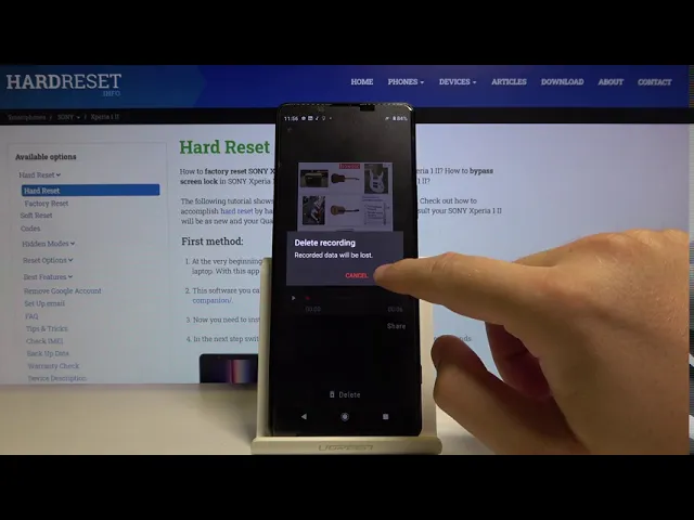 Video thumbnail for How to Record Sounds in SONY Xperia 1 II – Register Sounds