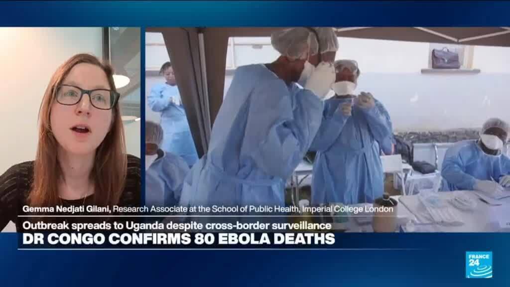 Video thumbnail for Congolese report constant burials as deaths in new Ebola outbreak reach 80