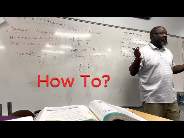 Video thumbnail for How To Solve Proportions