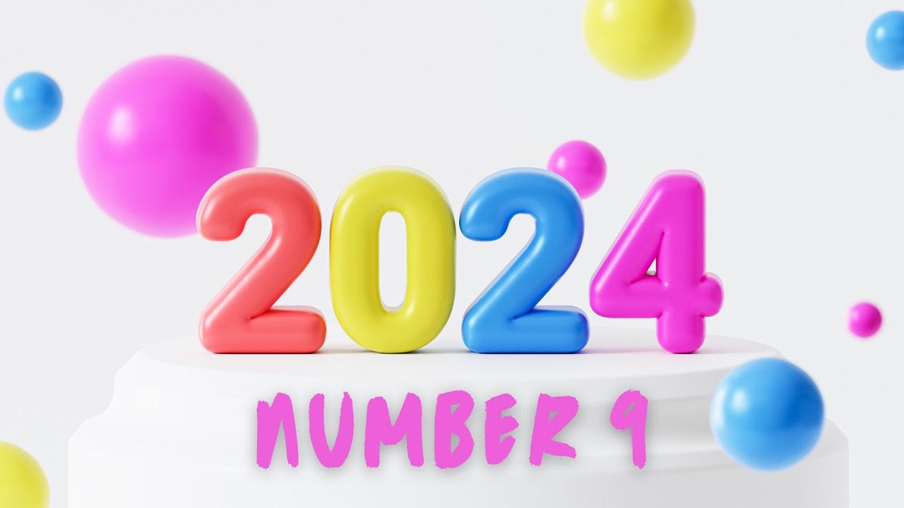 'Video thumbnail for 2024 numerology for number 9 video blog'