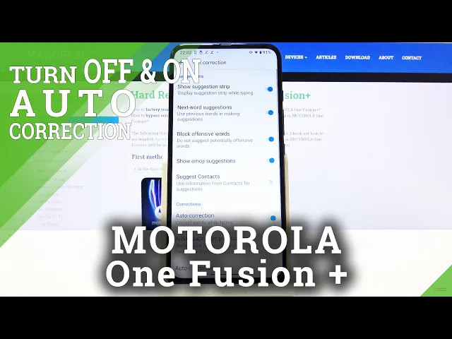 Video thumbnail for How to Enable Auto Correction in MOTOROLA One Fusion+ – Text Correction