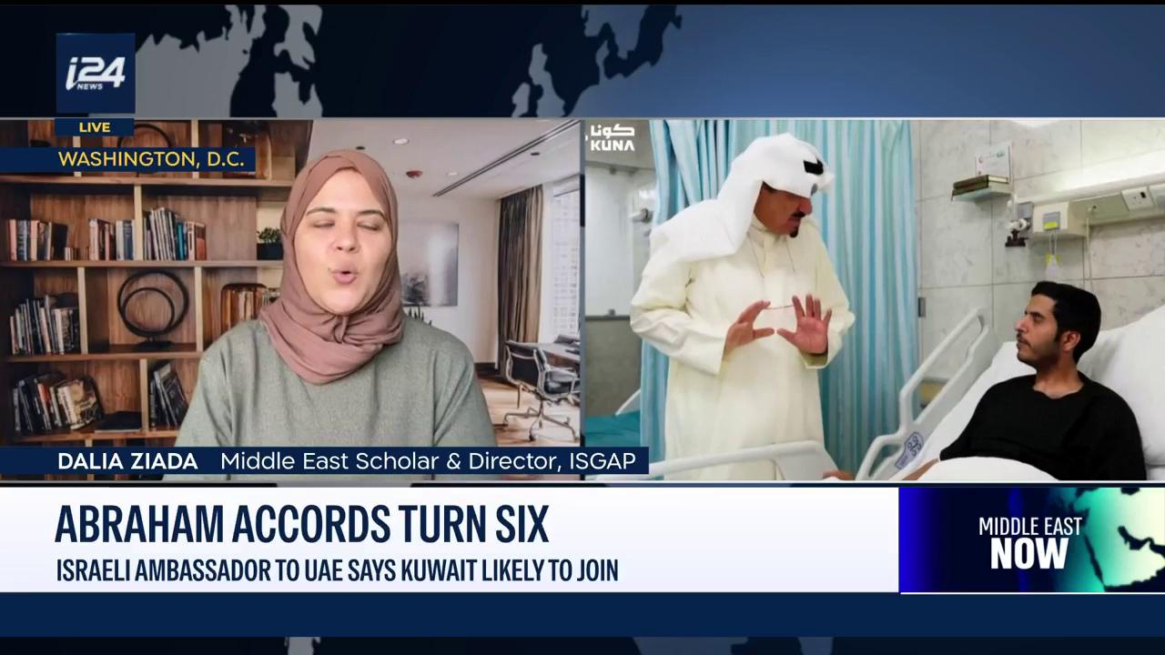 Video thumbnail for Big prediction: Israeli amb. to UAE says Kuwait may join Abraham Accords next