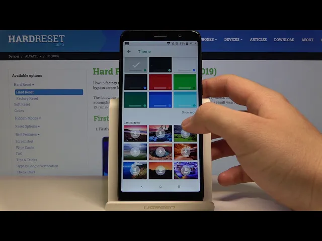Video thumbnail for How to Pick Theme of Keyboard in Alcatel 1X 2019 – Change Keyboard Color
