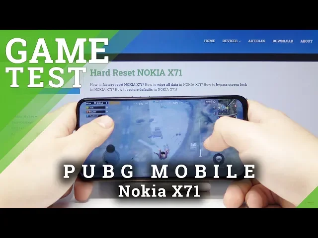 Video thumbnail for Nokia X71 PubG Gameplay / Settings / FPS Test