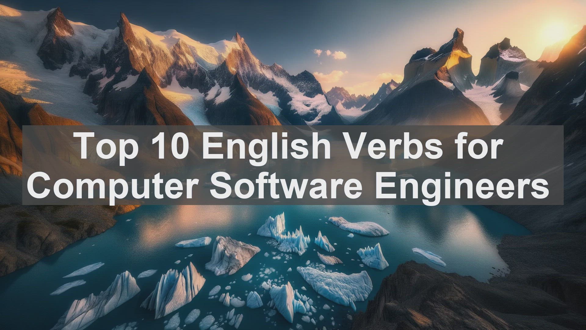 'Video thumbnail for Top 10 English Verbs for Computer Software Engineers'