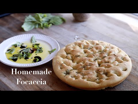 Video thumbnail for Homemade Focaccia