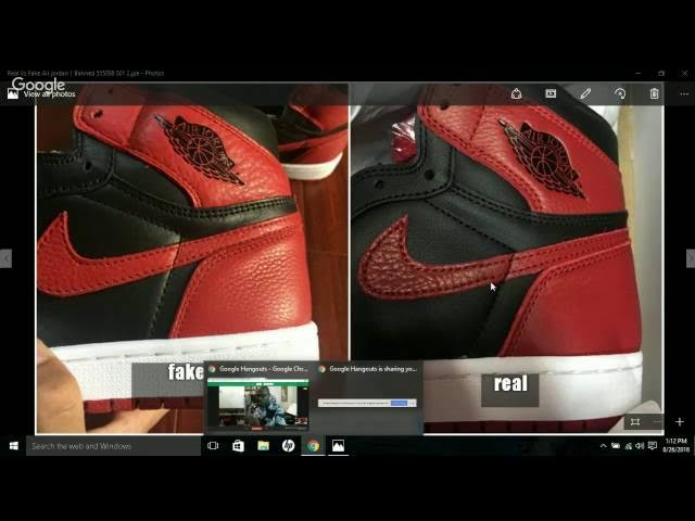 Video thumbnail for Fake  2016 Air Jordan 1 Banned Spotted- Quick Tips To Avoid Them Updated