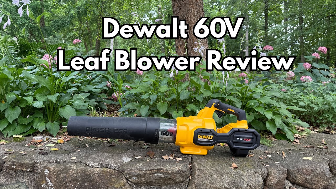 'Video thumbnail for Best Electric Leaf Blower? Dewalt 60V'
