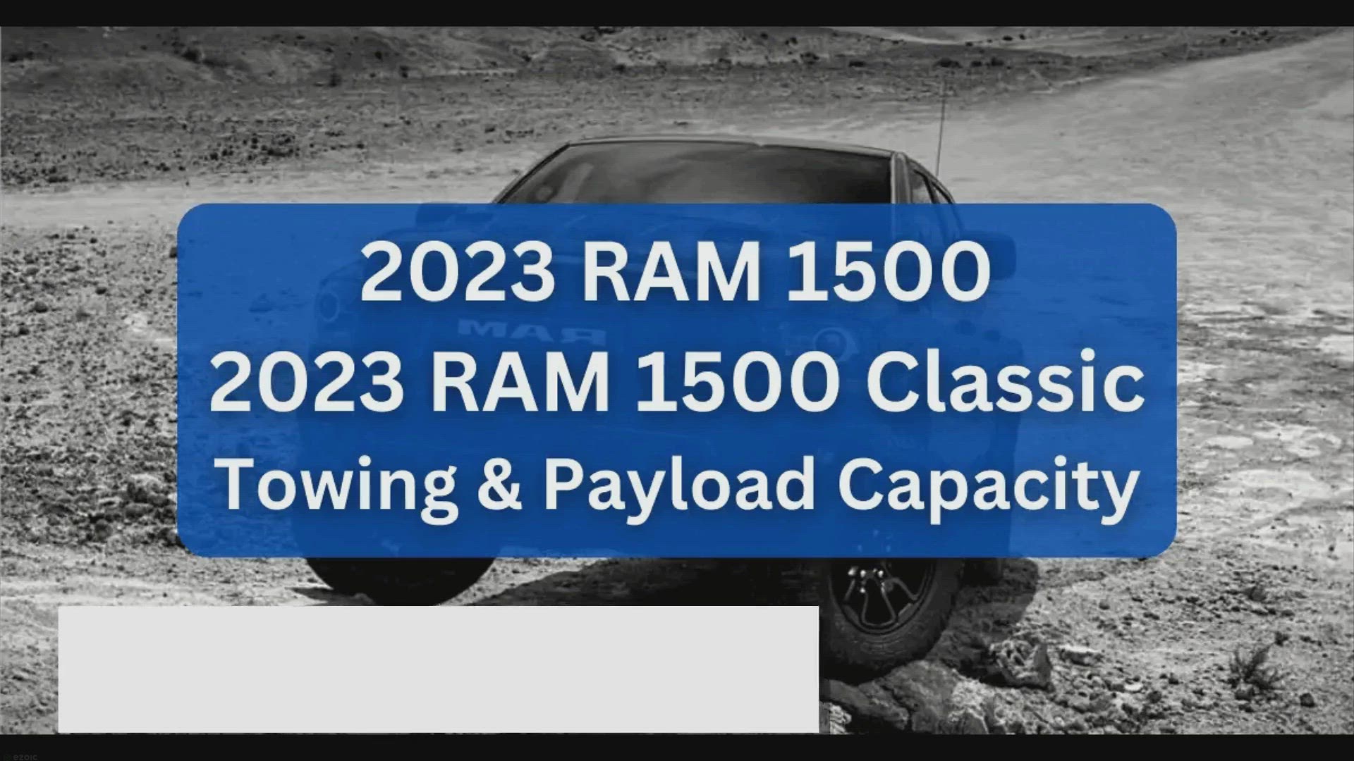 Video thumbnail for 2023 RAM 1500 Towing Capacity & Payload + Classic (with Charts)