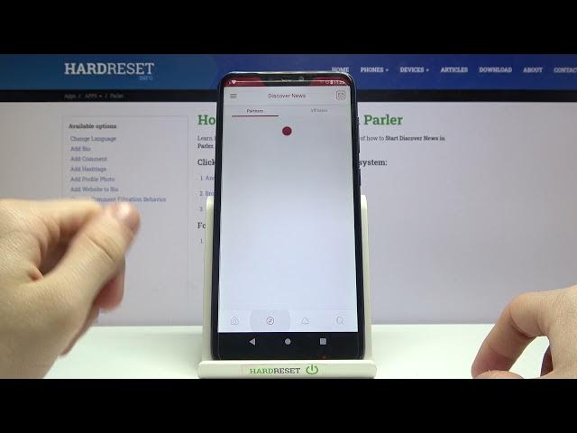 Video thumbnail for How to Discover News on Parler App – Find Latest News