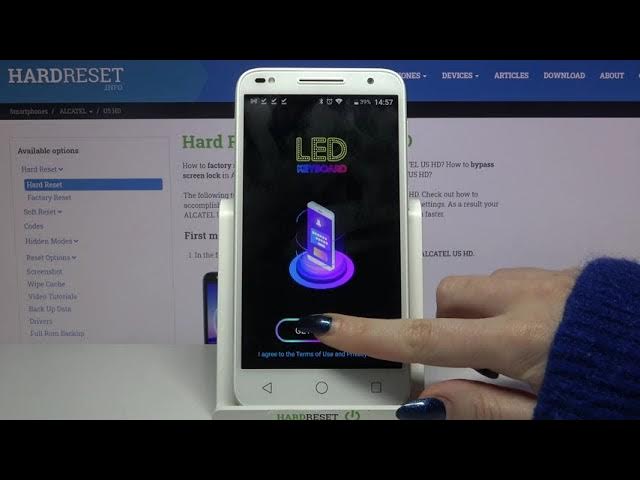 Video thumbnail for How to Download and Apply LED Keyboard in ALCATEL U5 HD – Add LED Effect to Keyboard